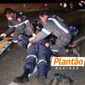 Fotos de Tatuador morre após ser atropelado duas vezes na PR-323 entre Paiçandu e Maringá