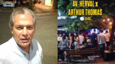 Fotos de ‘Vamos ter que tomar providências’; prefeito visita Rua Arthur Thomas em Maringá após barulho, confusão e brigas em bares