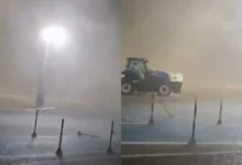 Fotos de Vídeo: Forte temporal atinge aeroporto de Maringá e ventos quase chegam a 60 km/h