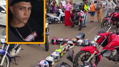 Fotos de Vídeo: Jovem de 18 anos morto em acidente no Contorno Norte em Maringá é sepultado sob forte comoção