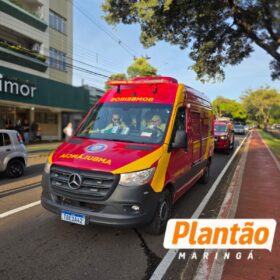 Fotos de Vídeo mostra atropelamento que deixou idoso gravemente ferido em Maringá