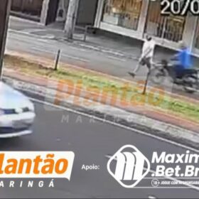 Fotos de Vídeo mostra atropelamento que deixou idoso gravemente ferido em Maringá