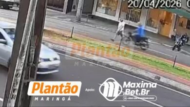 Fotos de Vídeo mostra atropelamento que deixou idoso gravemente ferido em Maringá