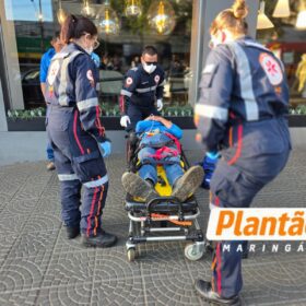 Fotos de Vídeo mostra atropelamento que deixou idoso gravemente ferido em Maringá