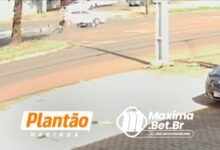 Fotos de Vídeo mostra motorista avançando preferencial em Maringá e causando morte de motociclista; vítima era dono de banda conhecida na região