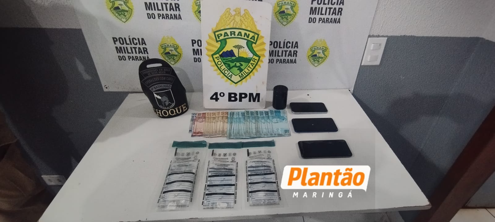 Vídeo mostra perseguição policial em Maringá que terminou com prisão de dois suspeitos de tráfico Foto 1 Fotos de Vídeo mostra perseguição policial em Maringá que terminou com prisão de dois suspeitos de tráfico