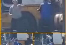 Fotos de Motorista de carreta e motoboy brigam em cruzamento movimentado de Maringá