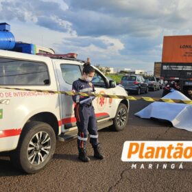 Motociclista de 18 anos morre após bater na traseira de carreta, em Maringá Foto 5 Fotos de Motociclista de 18 anos morre após bater na traseira de carreta, em Maringá