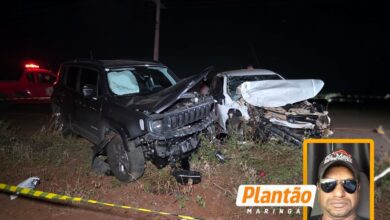 Fotos de Tragédia na estrada: motorista morre preso às ferragens após batida frontal; o corpo foi encaminhado ao IML de Maringá