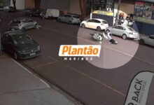 Fotos de Câmera de segurança registrou grave acidente em Maringá