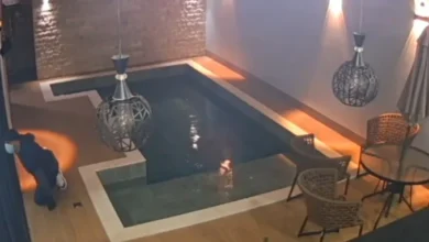 Fotos de Câmeras flagram ladrão invadindo casa de luxo em Maringá; imóvel já foi alvo de outros furtos