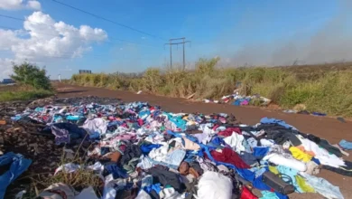 Fotos de Crime ambiental em Sarandi: incêndio e descarte irregular de lixo assustam moradores no Jardim Maringá