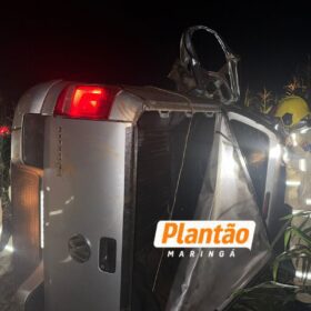 Dois moradores de Maringá morrem após capotamento na PR-546 entre Floresta e Itambé Foto 6 Fotos de Dois moradores de Maringá morrem após capotamento na PR-546 entre Floresta e Itambé