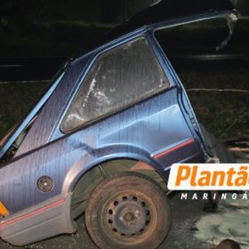 Escort parte ao meio após batida violentíssima na BR-376 em Maringá Foto 4 Fotos de Escort parte ao meio após batida violentíssima na BR-376 em Maringá