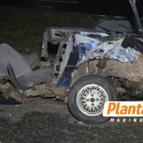 Escort parte ao meio após batida violentíssima na BR-376 em Maringá Foto 9 Fotos de Escort parte ao meio após batida violentíssima na BR-376 em Maringá