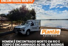 Fotos de Homem é encontrado morto em rio e corpo é encaminhado ao IML de Maringá