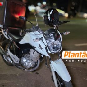 Fotos de Homem sofre traumatismo craniano após ser atropelado por moto em avenida de Maringá