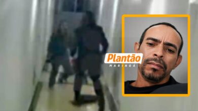 Fotos de Imagens mostra advogado matando cliente em apartamento na Zona 7, em Maringá
