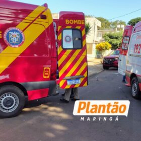 Fotos de Mãe motociclista e filho de 12 anos ficam gravemente feridos após acidente em Maringá