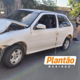 Fotos de Mãe motociclista e filho de 12 anos ficam gravemente feridos após acidente em Maringá