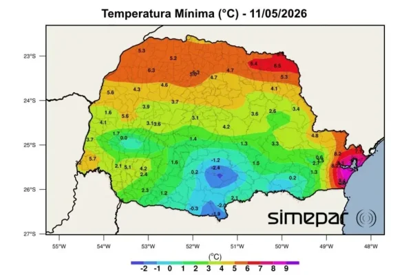 Fotos de Massa de ar polar atinge o Paraná, mas frio tem data para perder intensidade