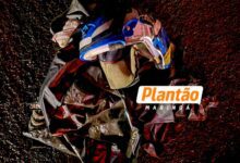 Fotos de Motociclista fica gravemente ferido após violenta batida com carro na PR-317, em Maringá; capacete ficou destruído