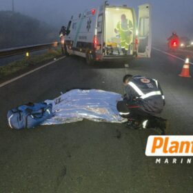 Fotos de Motociclista morre em grave acidente na BR-376 em Maringá