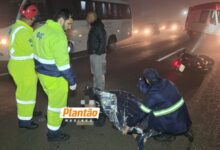 Fotos de Motociclista morre em grave acidente na BR-376 em Maringá