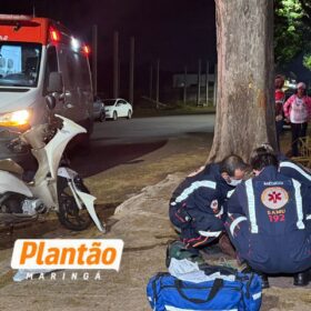 Fotos de Motociclista que teve perna amputada em acidente em 2024 morre após bater contra árvore neste domingo; câmera registrou acidente