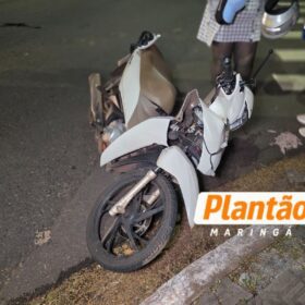 Fotos de Motociclista sofre traumatismo craniano grave após colisão com carro em Maringá