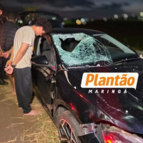 Fotos de Motorista embriagado atropela e mata pedestre em Maringá