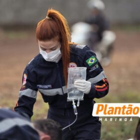 Motorista faz torniquete e ora por motociclista após grave acidente em Maringá Foto 5 Fotos de Motorista faz torniquete e ora por motociclista após grave acidente em Maringá