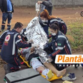 Motorista faz torniquete e ora por motociclista após grave acidente em Maringá Foto 9 Fotos de Motorista faz torniquete e ora por motociclista após grave acidente em Maringá