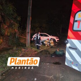 Motorista morre após ser atropelado pelo próprio carro em Maringá Foto 2 Fotos de Motorista morre após ser atropelado pelo próprio carro em Maringá