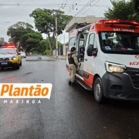 Fotos de Mulher é ferida com caco de vidro durante briga no bairro Ebenezer, em Maringá
