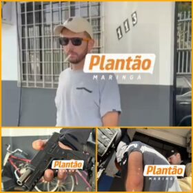 Fotos de Suspeito de contratar atirador que executou três primos em Sarandi é preso pela Polícia Militar em motel com garota de programa