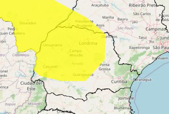 Fotos de Tempo vira, 281 cidades entram em alerta de chuva no Paraná e nova onda de frio já se aproxima