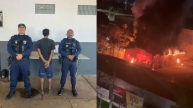 Fotos de Vídeo: Homem é preso por furto em depósito incendiado em Maringá; investigação aponta ligação direta com o início do fogo