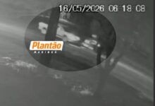 Fotos de Vídeo mostra motorista na contramão provocando grave acidente no Contorno Sul de Maringá; condutor suspeito de embriaguez é preso
