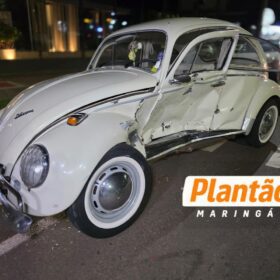 Acidente entre Fusca e Celta deixa três feridos na Zona 8, em Maringá Foto 6 Fotos de Acidente entre Fusca e Celta deixa três feridos na Zona 8, em Maringá