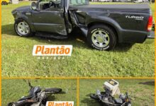 Fotos de Acidente impressionante durante teste drive deixa dois feridos em Maringá