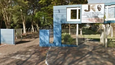 Fotos de Aluna leva faca para escola e atinge colega durante intervalo em colégio de Maringá