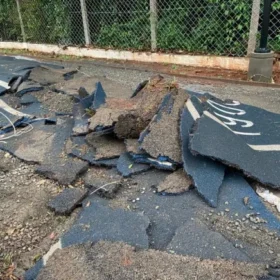 Fotos de Após denúncias, pista emborrachada do Parque do Ingá passa por perícia judicial