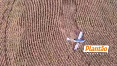 Fotos de Avião cai em área rural de Marialva; equipes de resgate estão no local