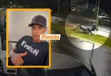 Fotos de Câmera registra imprudência que terminou com motociclista em estado gravíssimo em Maringá; família pede orações pelo jovem