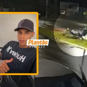 Fotos de Câmera registra imprudência que terminou com motociclista em estado gravíssimo em Maringá; família pede orações pelo jovem