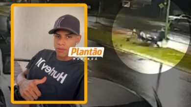 Fotos de Câmera registra imprudência que terminou com motociclista em estado gravíssimo em Maringá; família pede orações pelo jovem