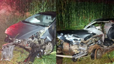 Fotos de Casal morre e três pessoas ficam feridas após colisão frontal na PR-538