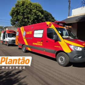 Fotos de Homem em cadeira de rodas sofre queimaduras após explosão de galão de álcool em Sarandi
