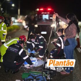 Fotos de Homem morre após ser atropelado na BR-376, no distrito de Iguatemi, em Maringá